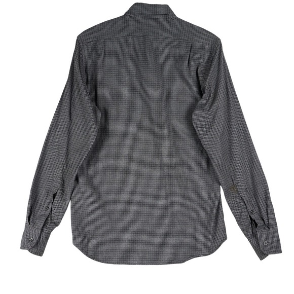 J. Crew Slim Fit Button Down Long Sleeve Shirt Mens Size S Grey Plaid - Picture 3 of 8